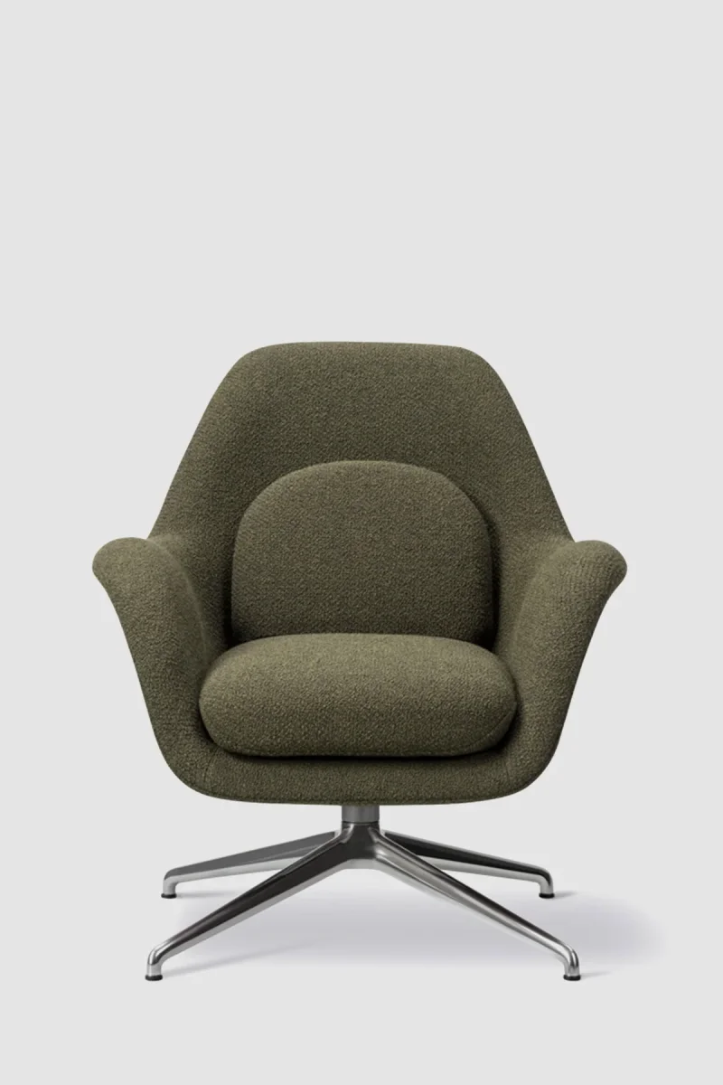 Lenestol - Swoon Lounge Petit 1776 Carlotto 900 Swivel Krom - Image 2