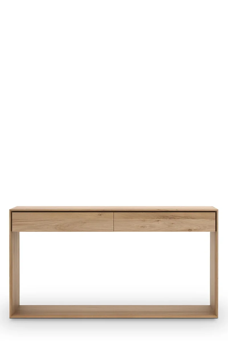 Konsollbord - Oak Nordic 160x40xh85cm - Image 3