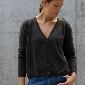 Cardigan - Abby Dark Fern