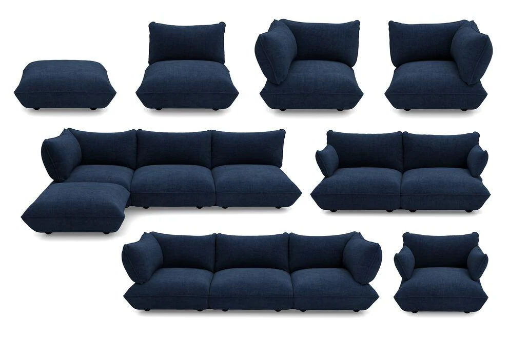 Fatboy Sofa Sumo hocker Cord Recycled deep blue - Image 7